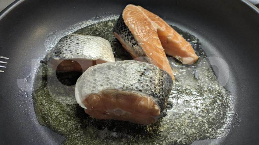 Frischer Lachs