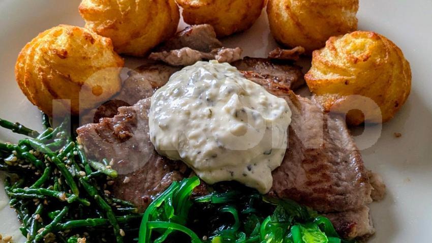 Leckeres Fischgericht mit Queller