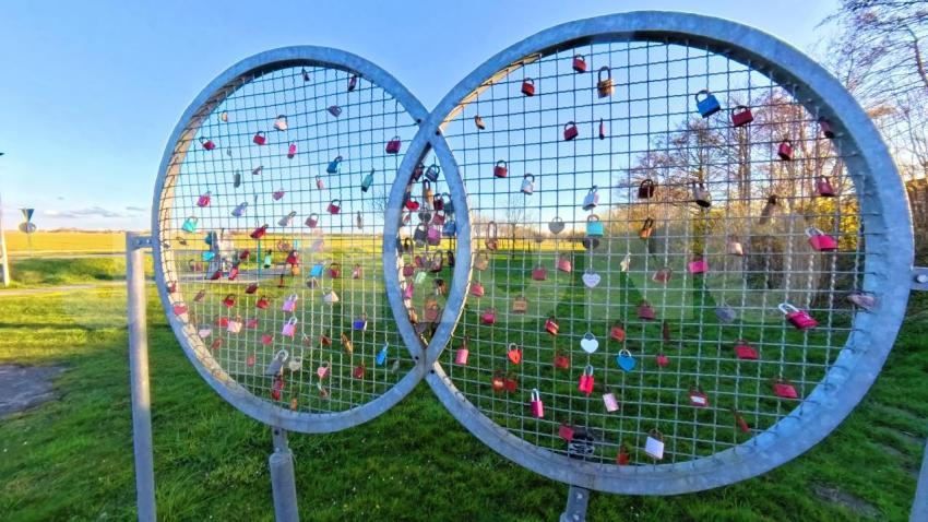 Liebesschlößer Friedrichskoog