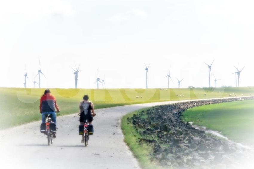 Fahradtour am Deich