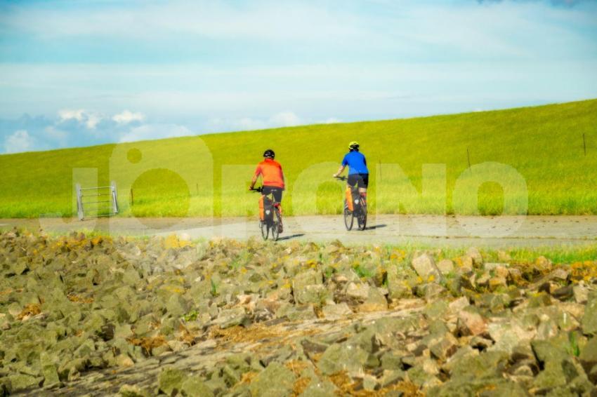 Fahradtour am Deich