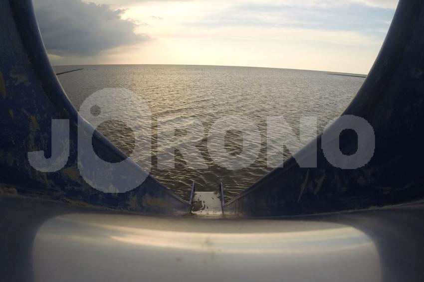 Rutsche in die Nordsee