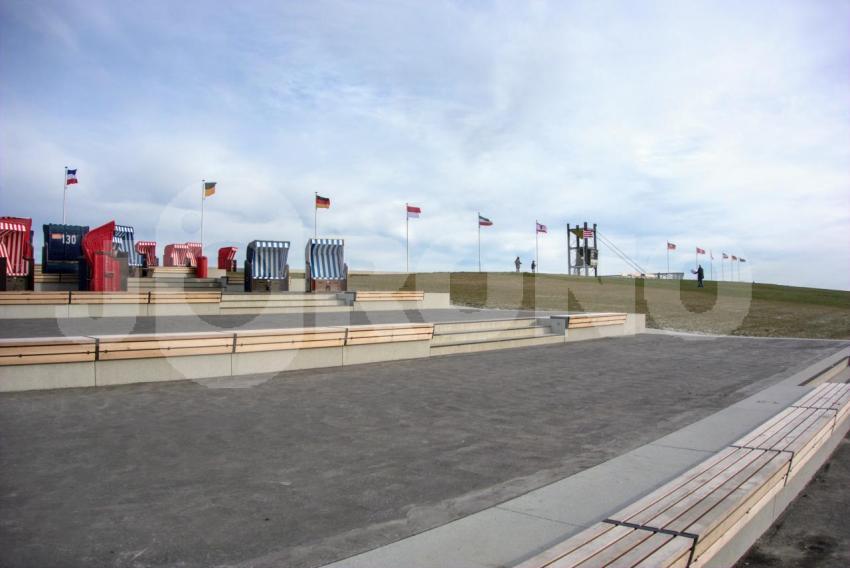 Strandkörbe an der Spitze